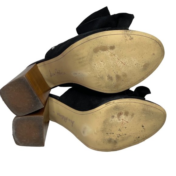 Sam Edelman 8 Yumi suede mule heels black - Picture 9 of 9